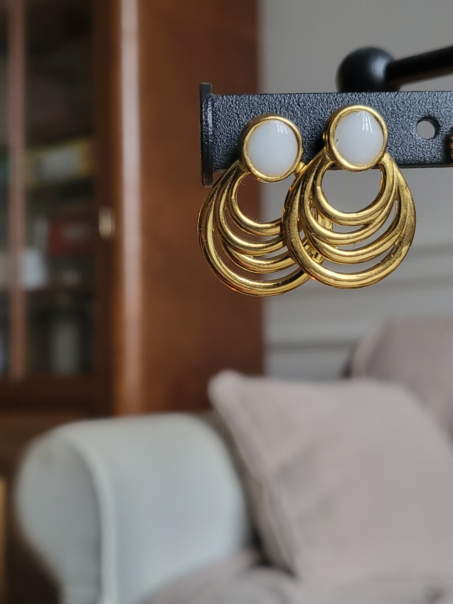 Boucles d'oreilles les cercles lactées