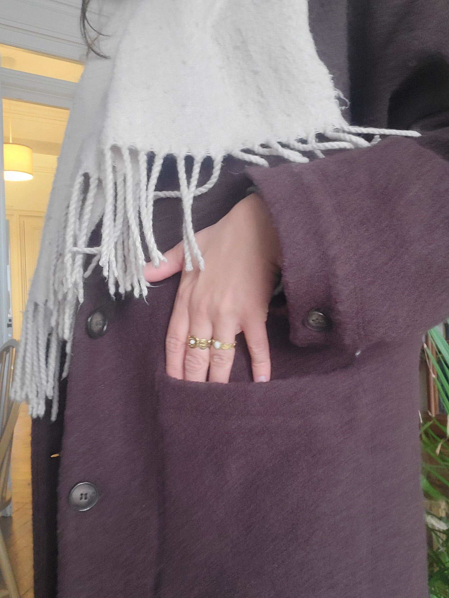 Bague lactée tournesol