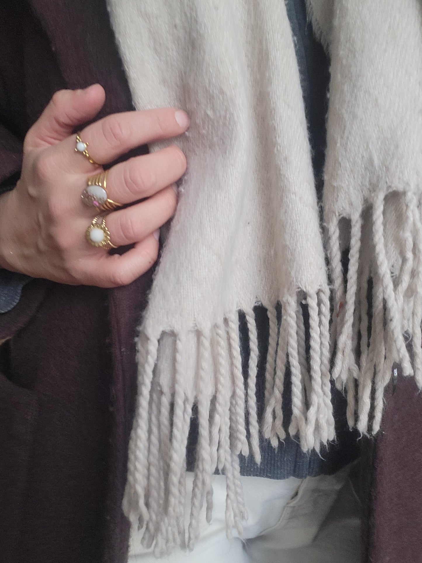 Bague lactée tournesol