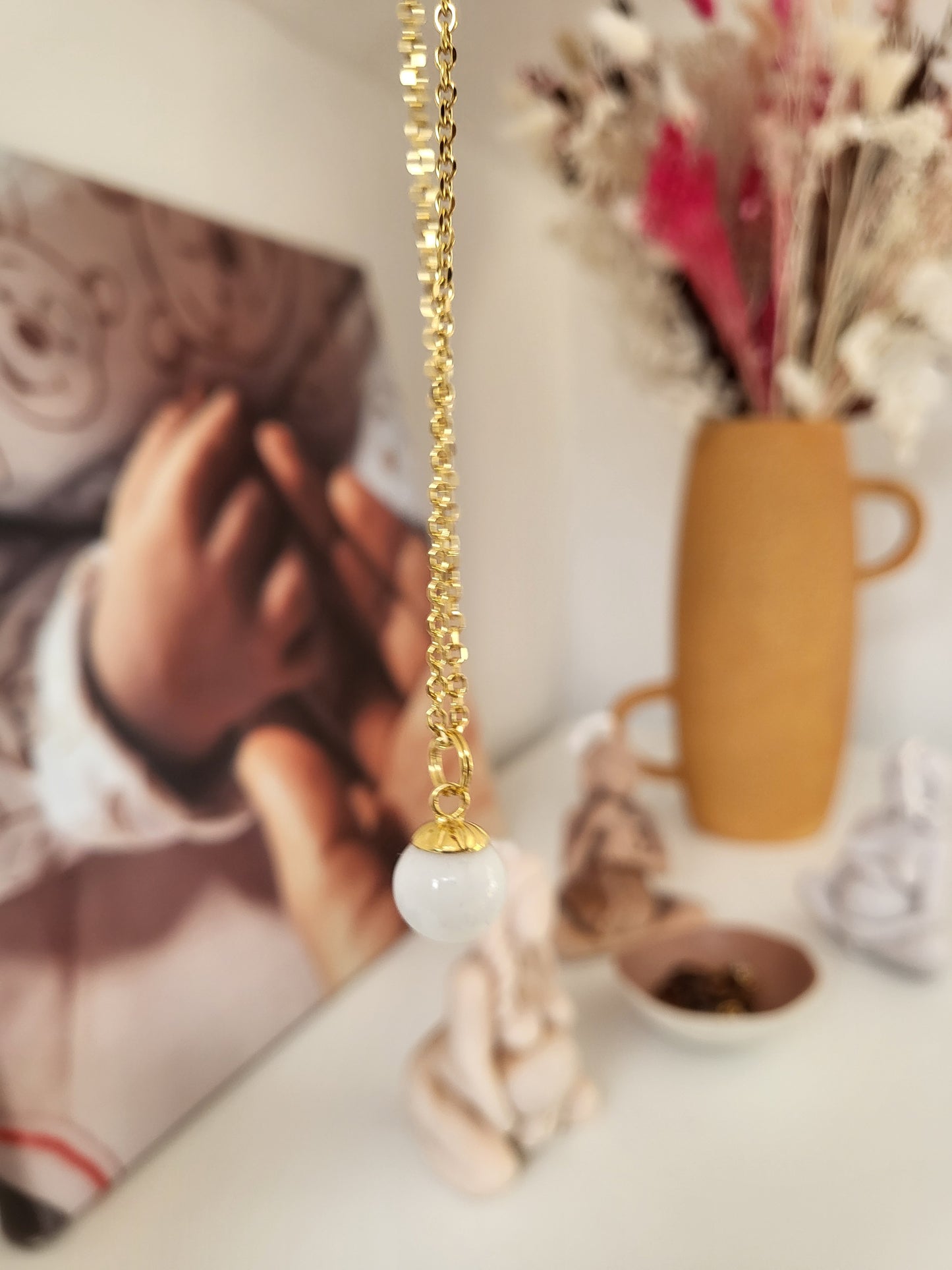 La perle et chaine maille rectangle