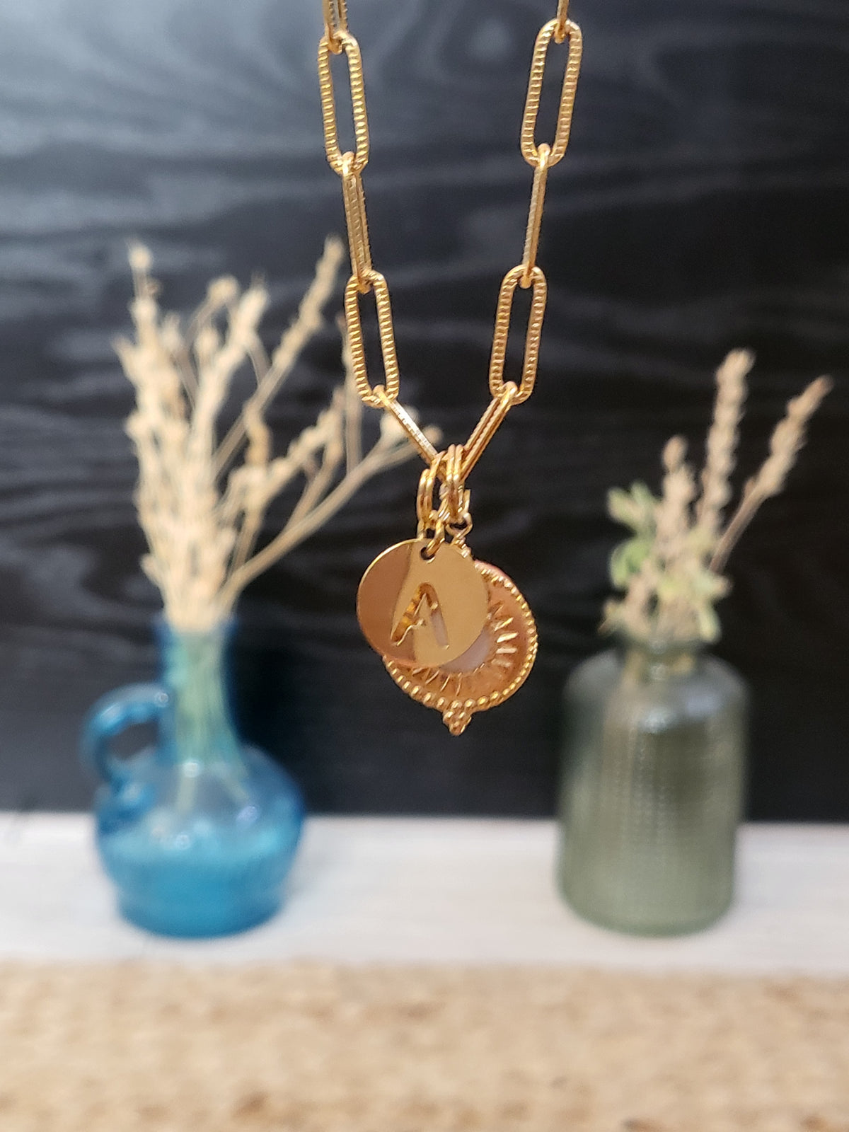 Pendentif - Soleil 2 (Initiale)