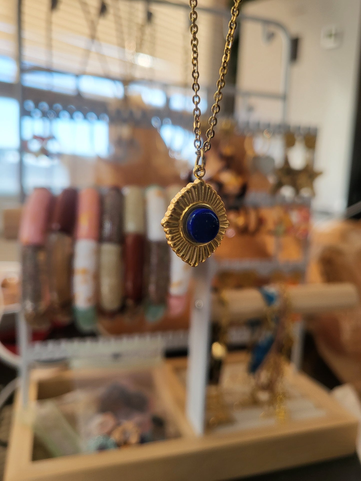 Collier soleil Lapis Lazuli