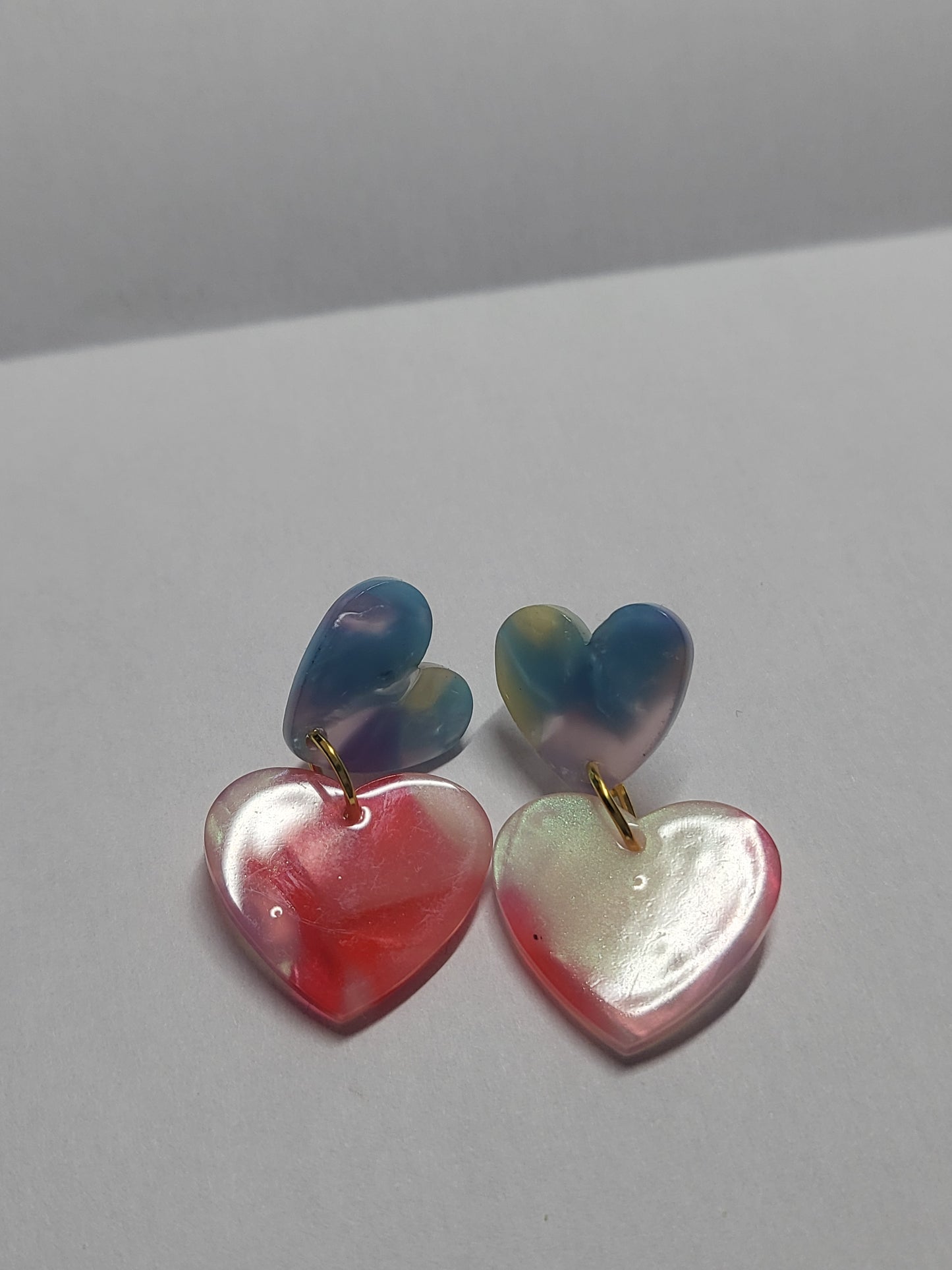Love love bleu et rose