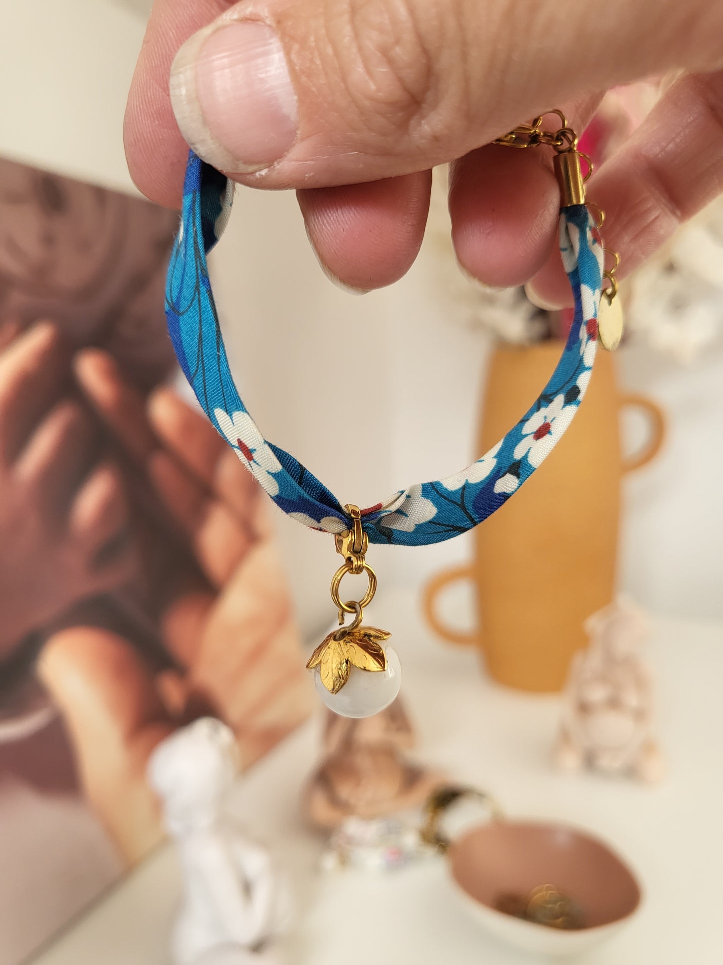 Bracelet fleur de lait maternel