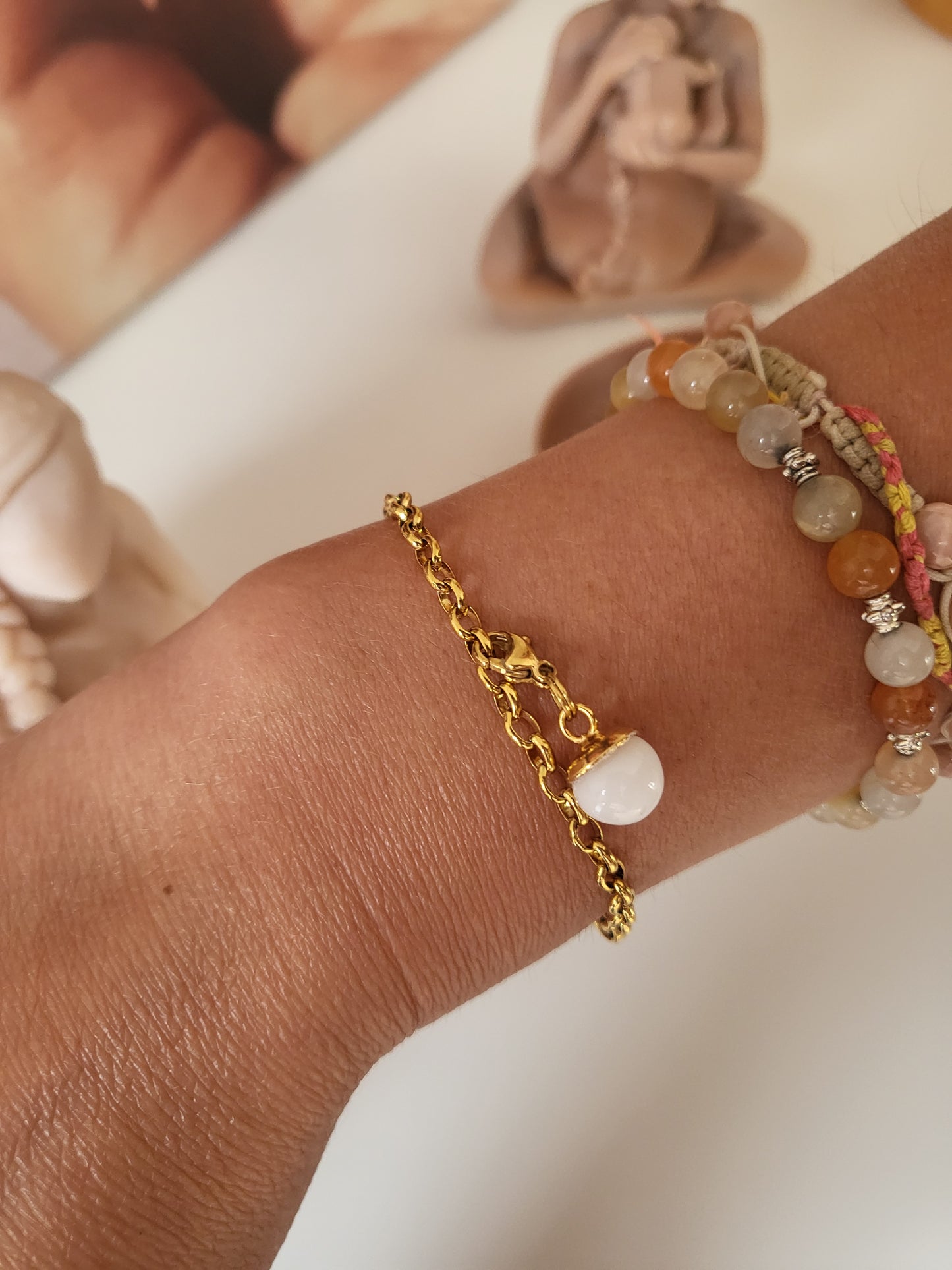 bracelet - charms perle