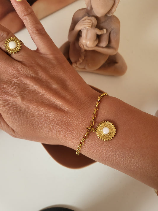Bracelet soleil étoilé