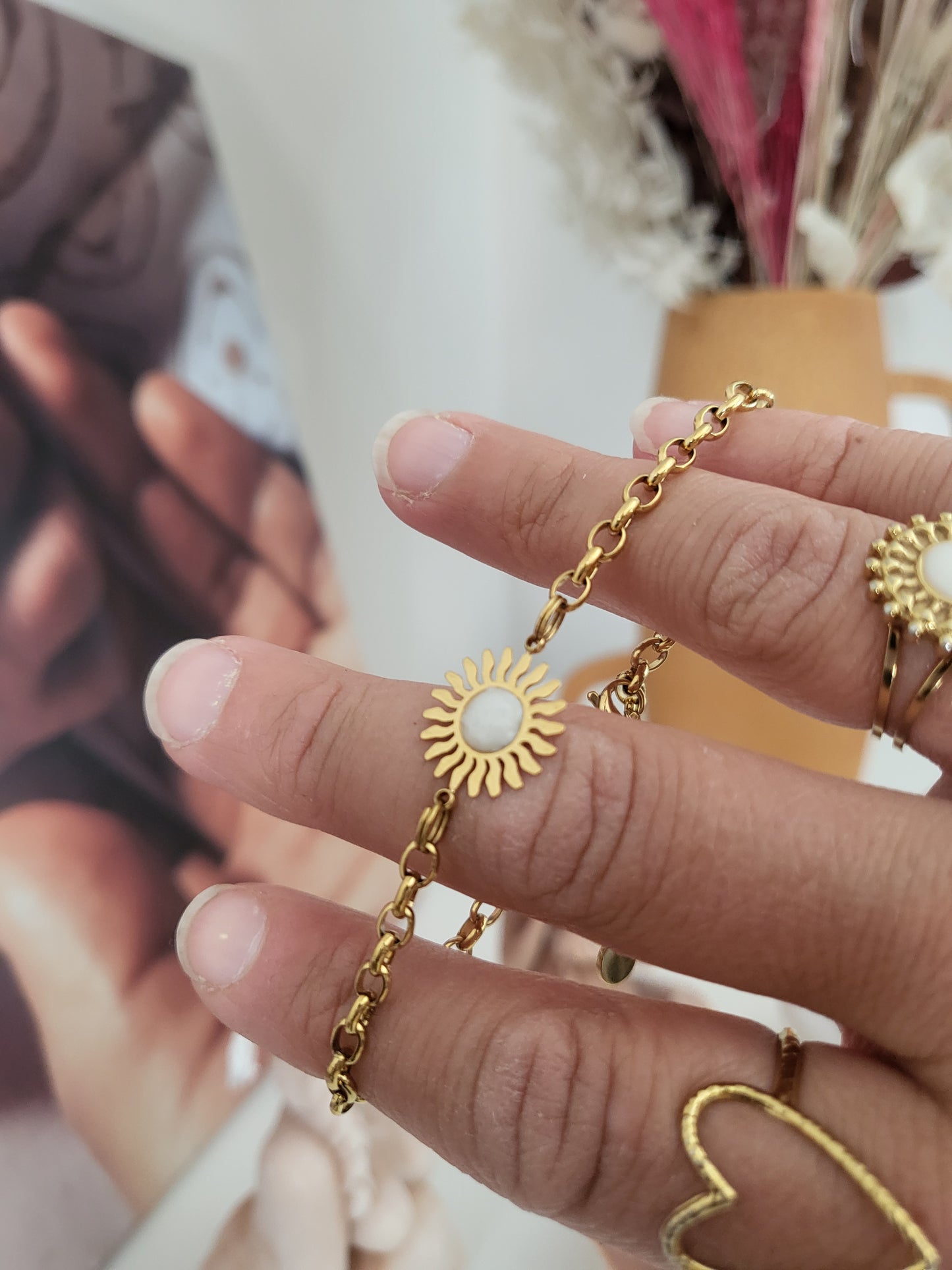 Bracelet soleil sacré