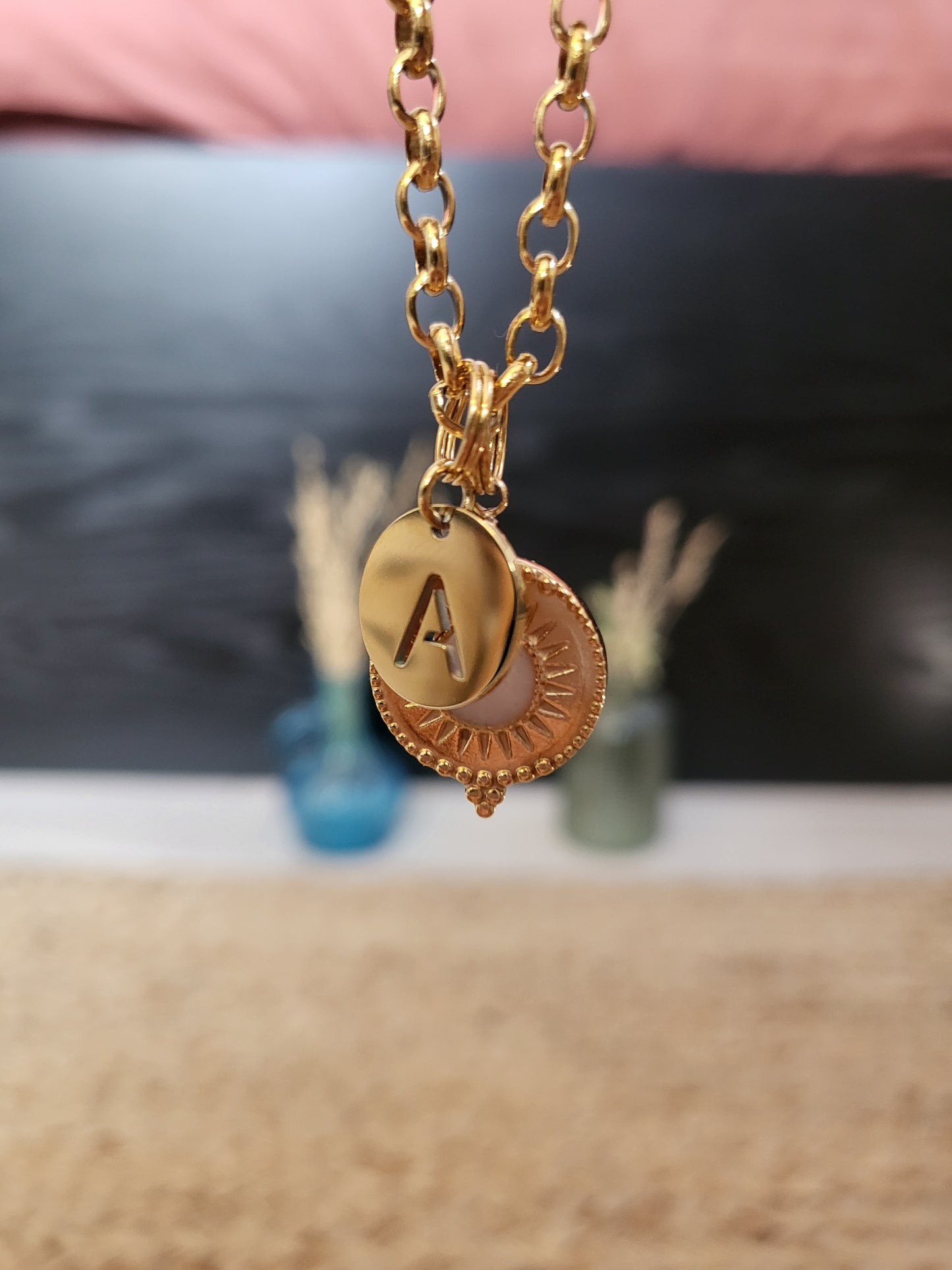 Pendentif - Soleil 2 (Initiale)