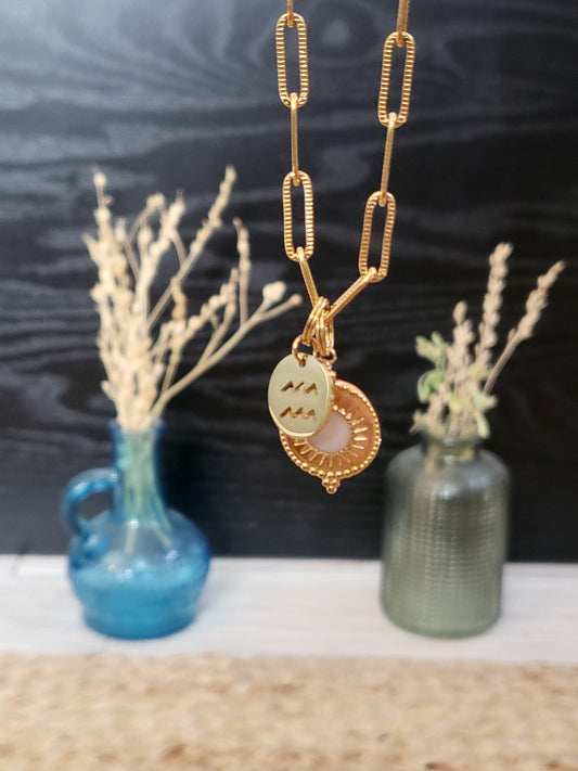 Pendentif - Soleil 2 (Signe astrologique)