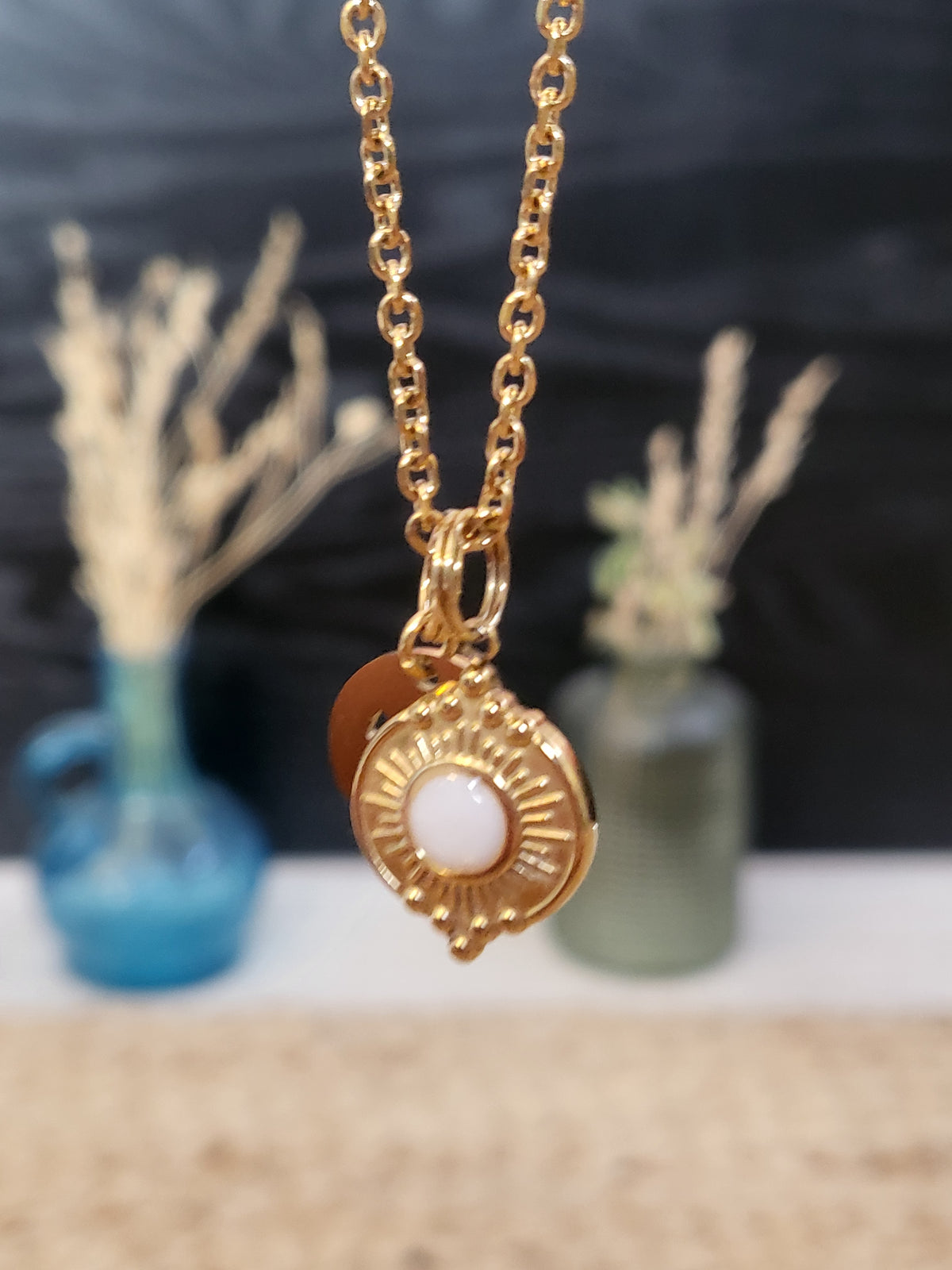 Pendentif  - Soleil 3 (Initiale)