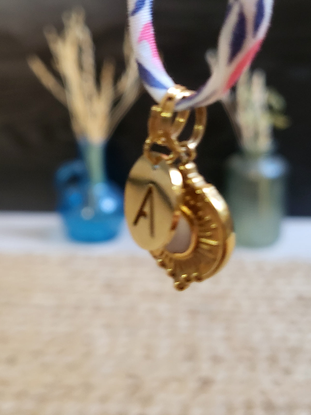 Pendentif Soleil 3 Liberty Initiale