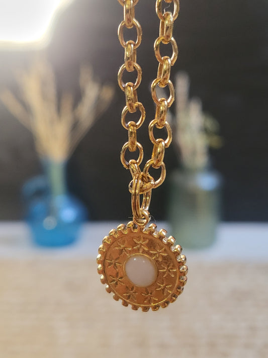 Pendentif Soleil Étoilé