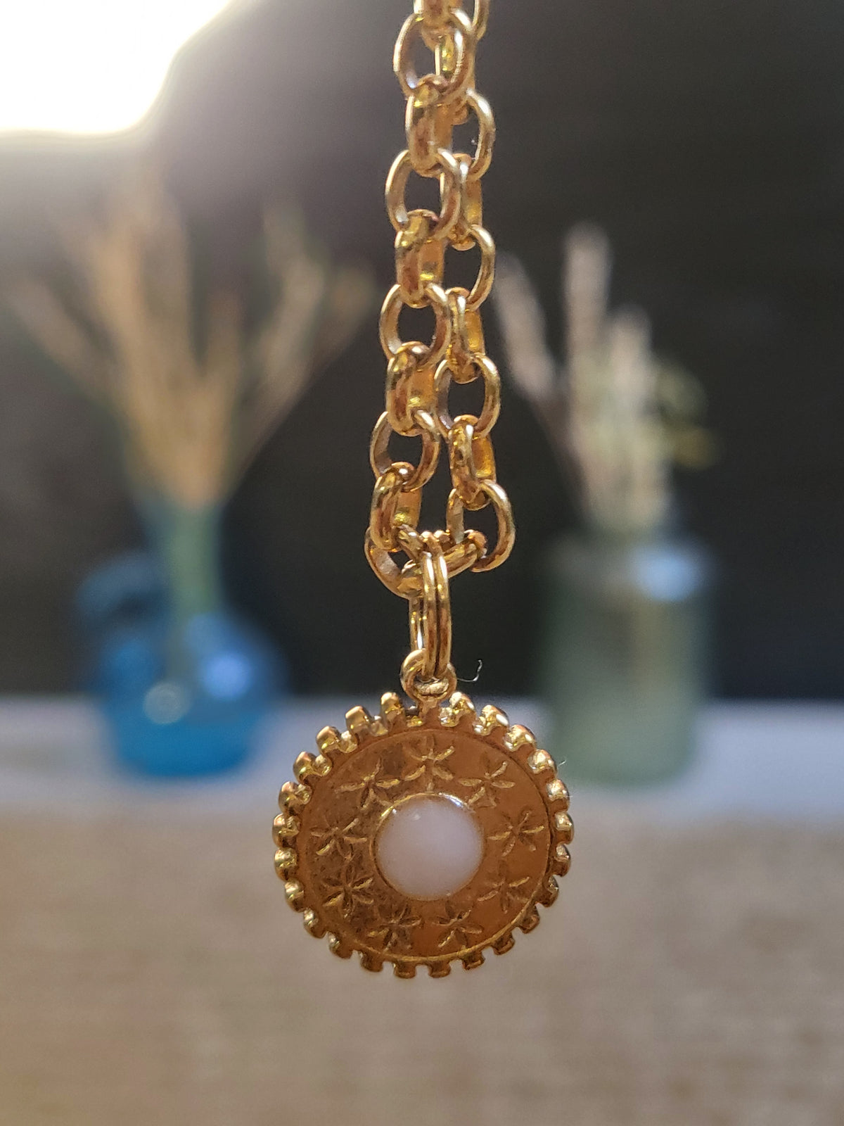 Pendentif Soleil Étoilé