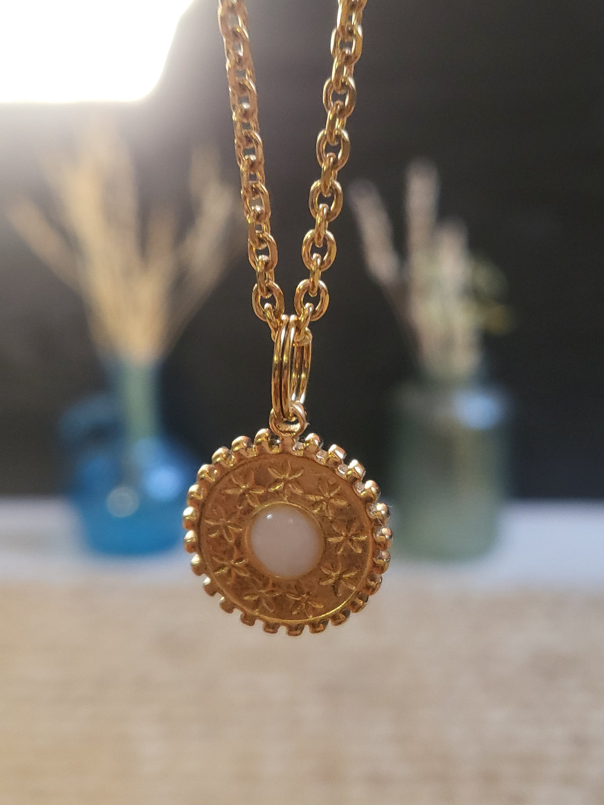 Pendentif Soleil Étoilé