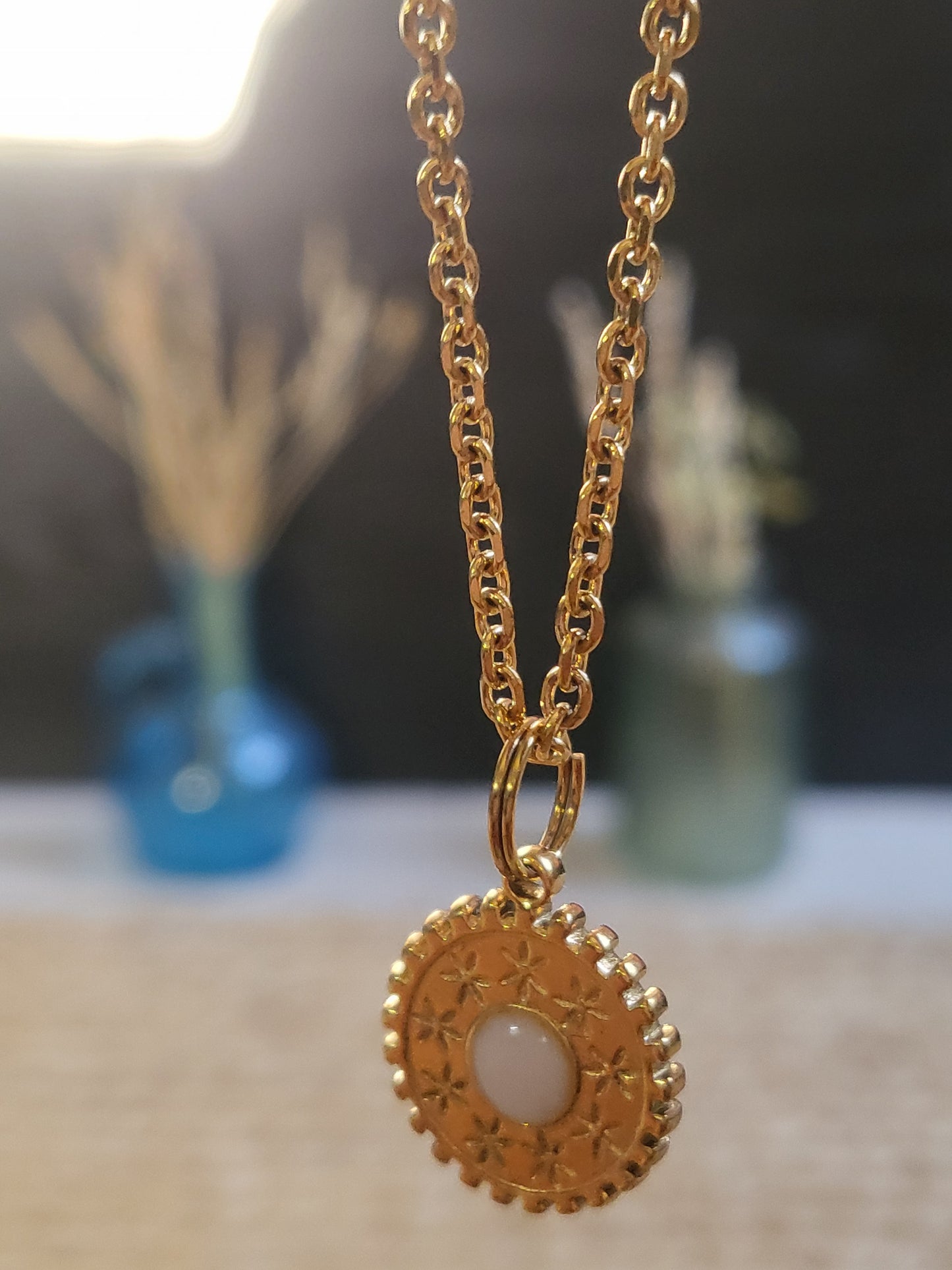 Pendentif Soleil Étoilé