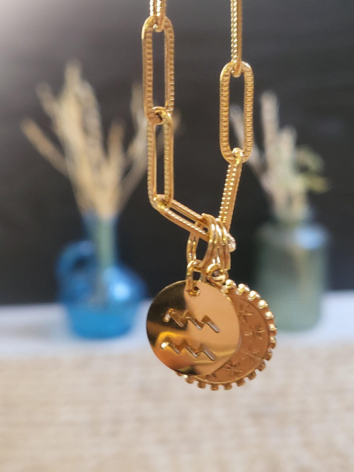 Pendentif Soleil Étoilé (Signe astrologique)