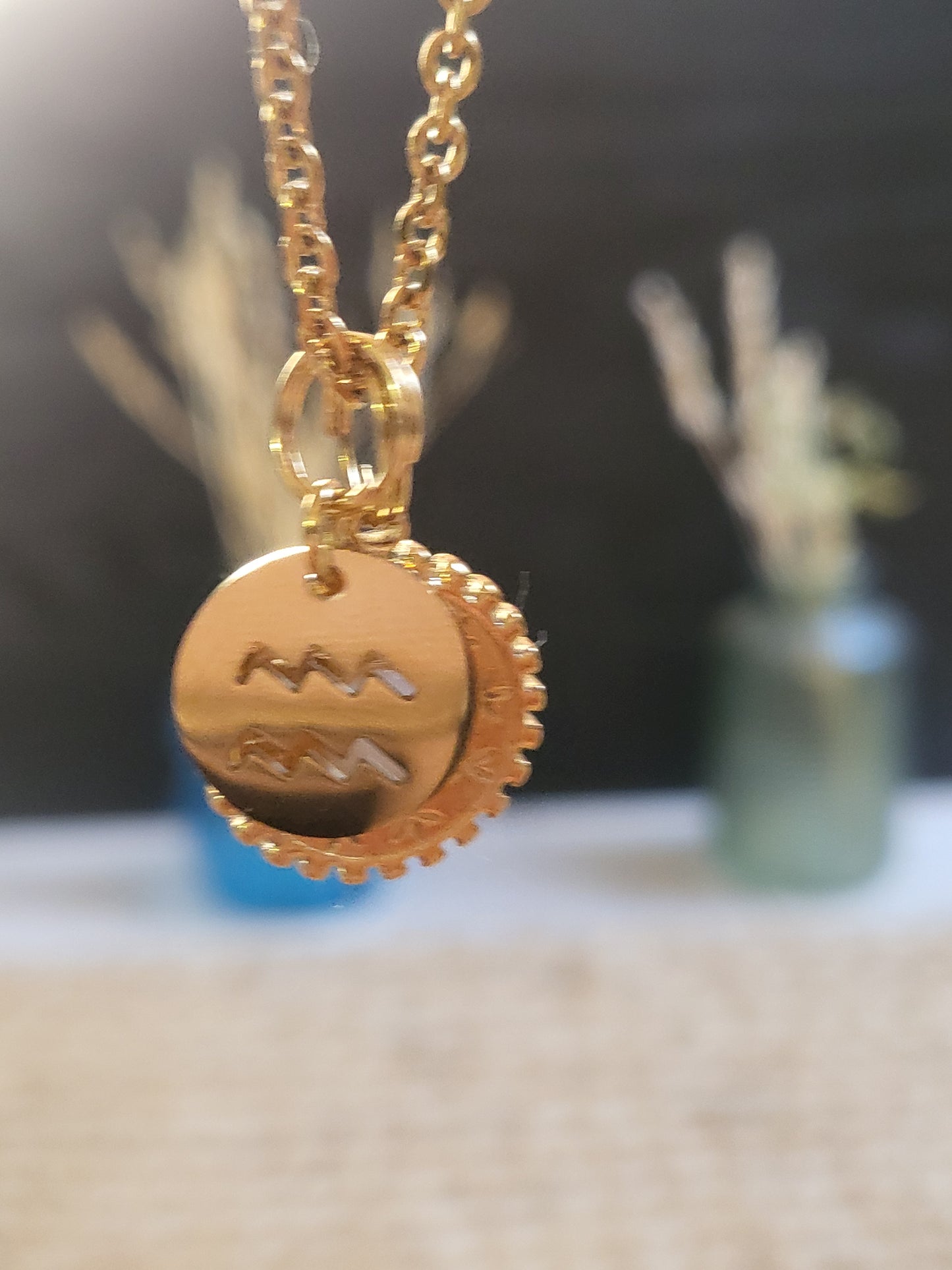 Pendentif Soleil Étoilé (Signe astrologique)