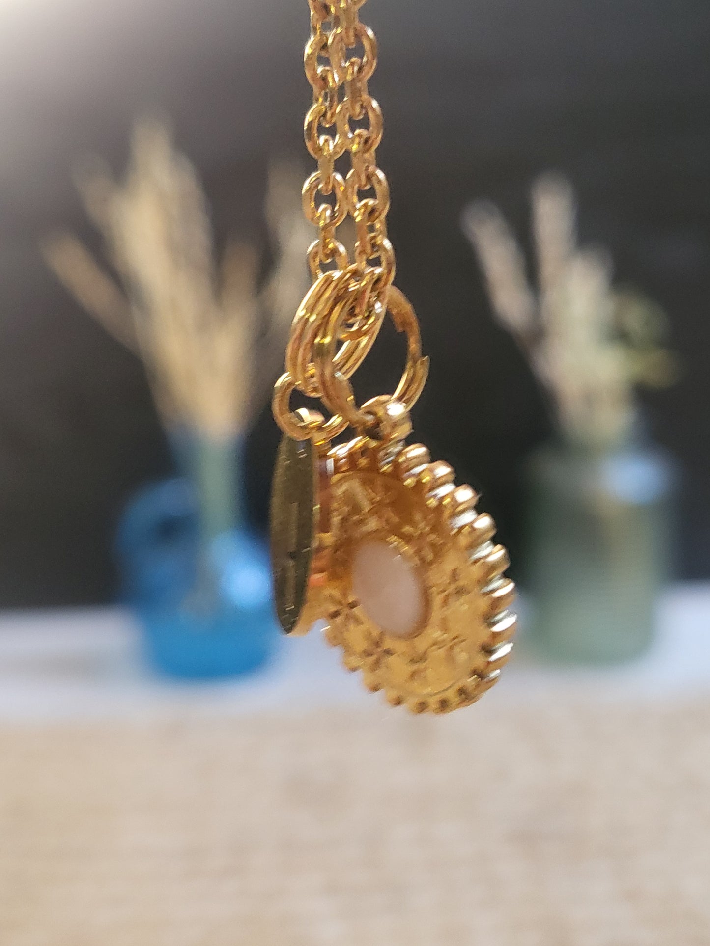 Pendentif Soleil Étoilé (Initiale)