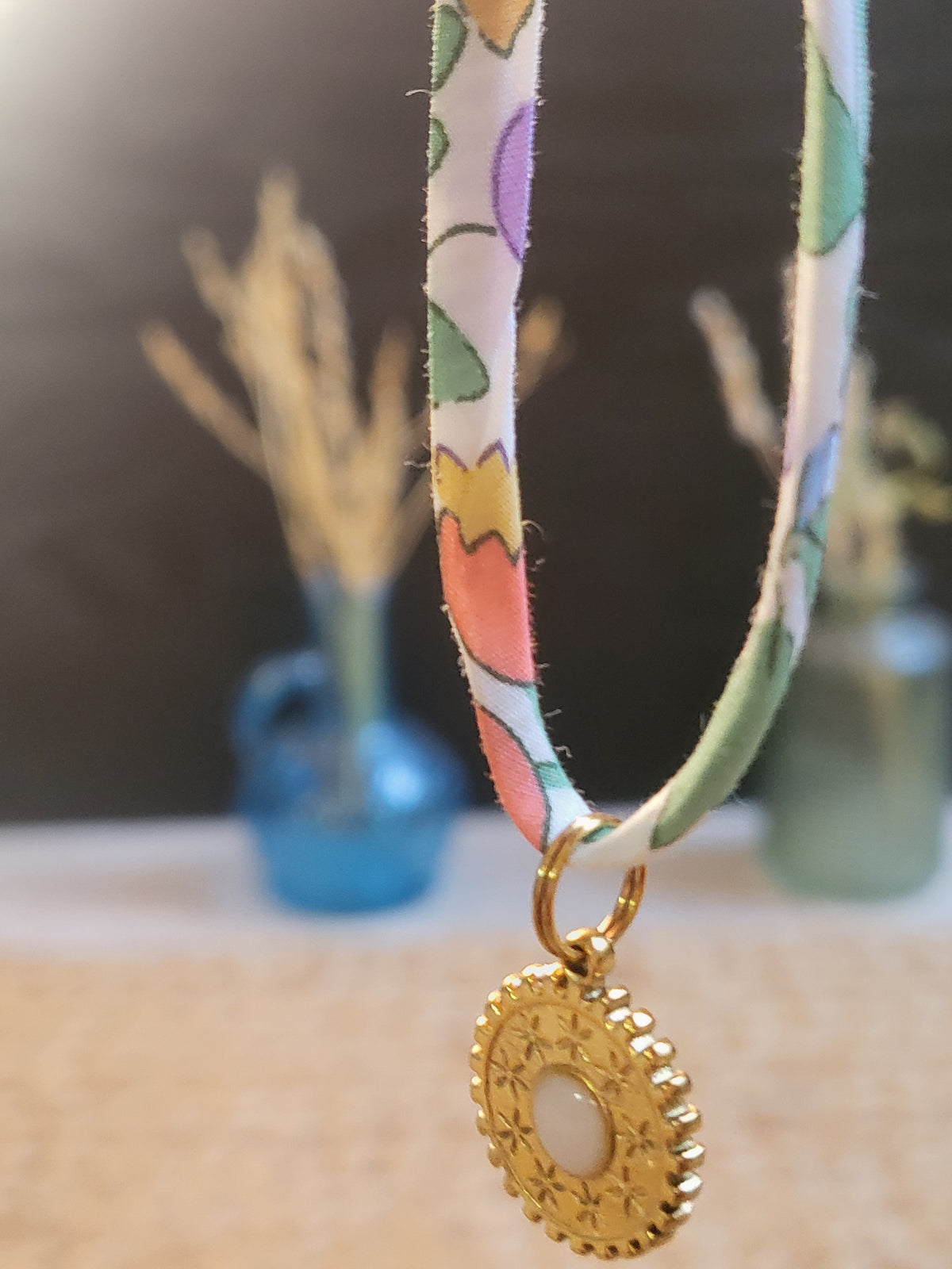 Pendentif Soleil Étoilé Liberty