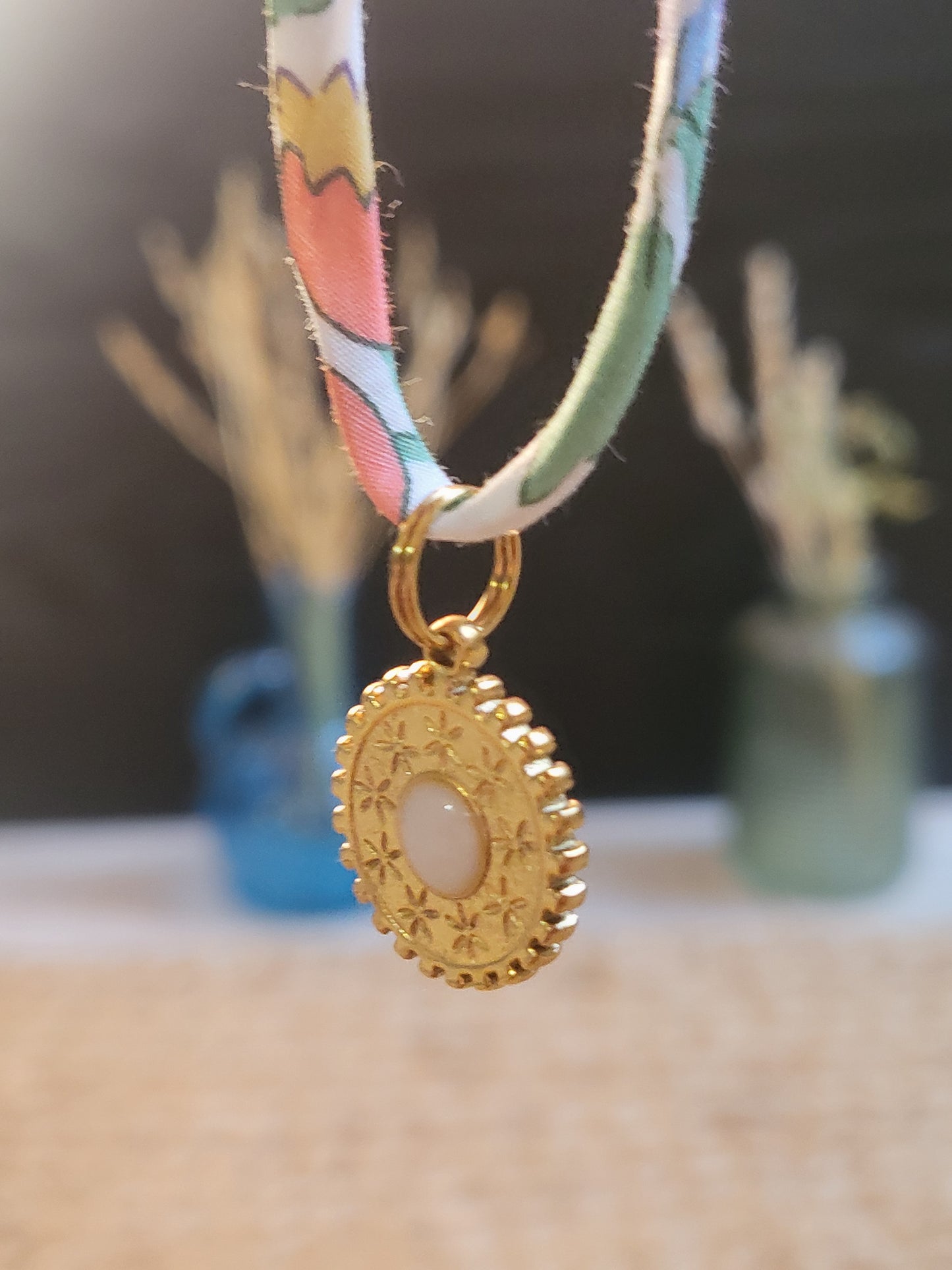 Pendentif Soleil Étoilé Liberty