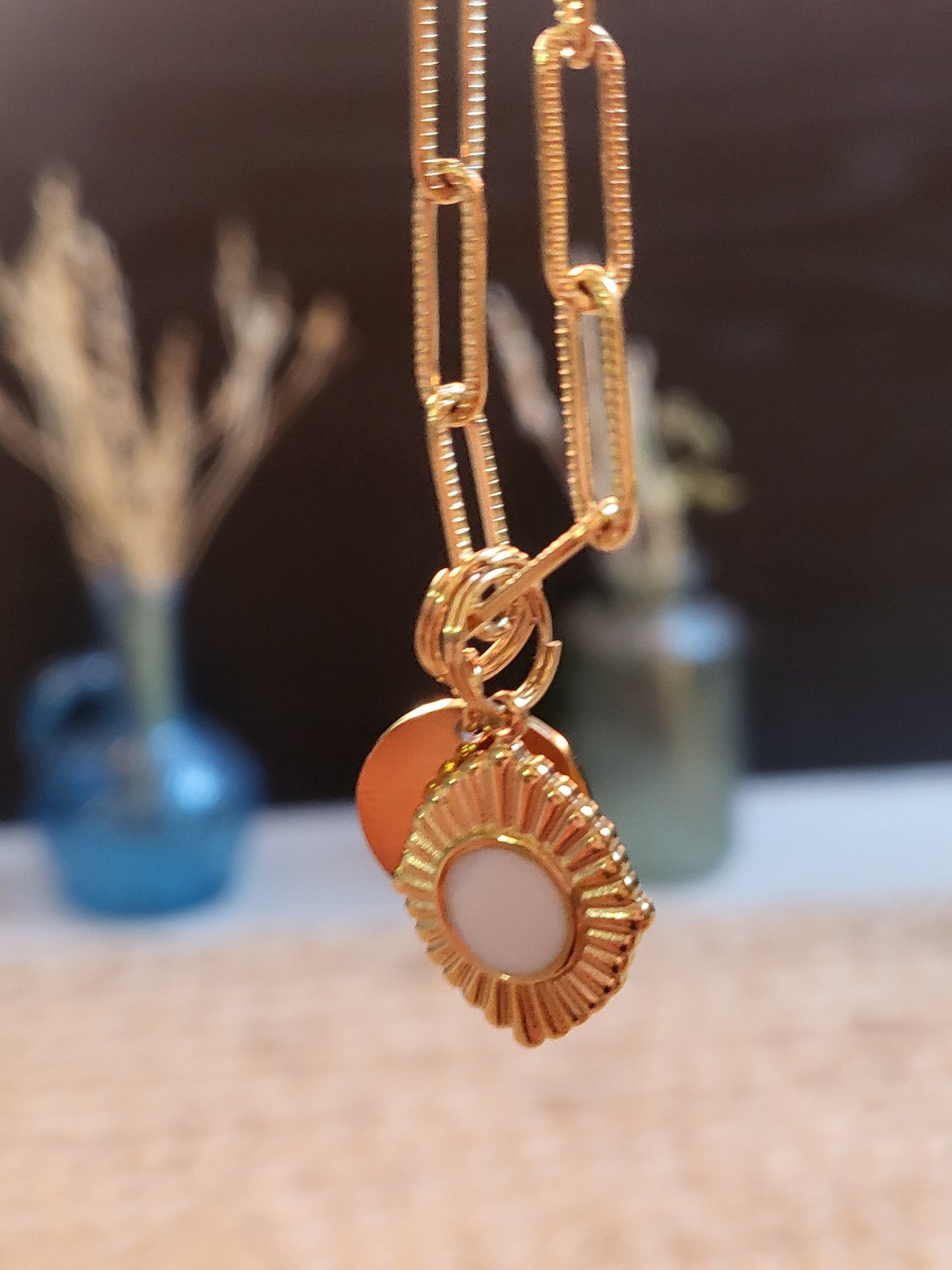 Pendentif - Soleil (Initiale)