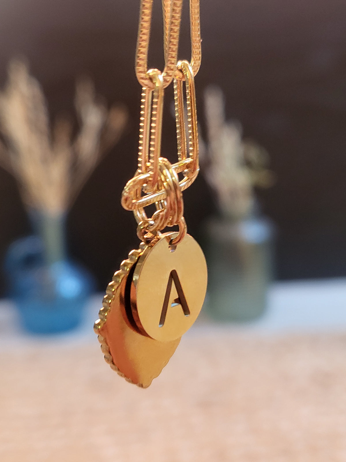 Pendentif - Soleil (Initiale)