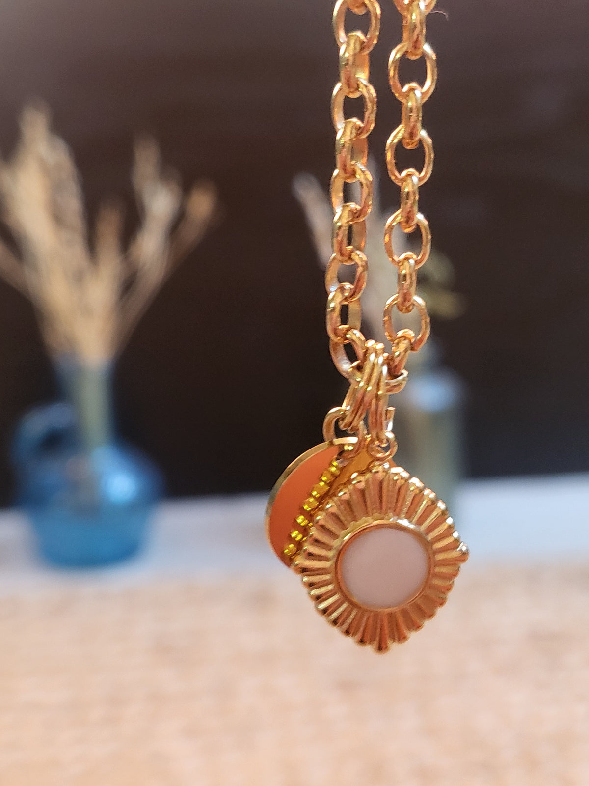Pendentif - Soleil (Initiale)