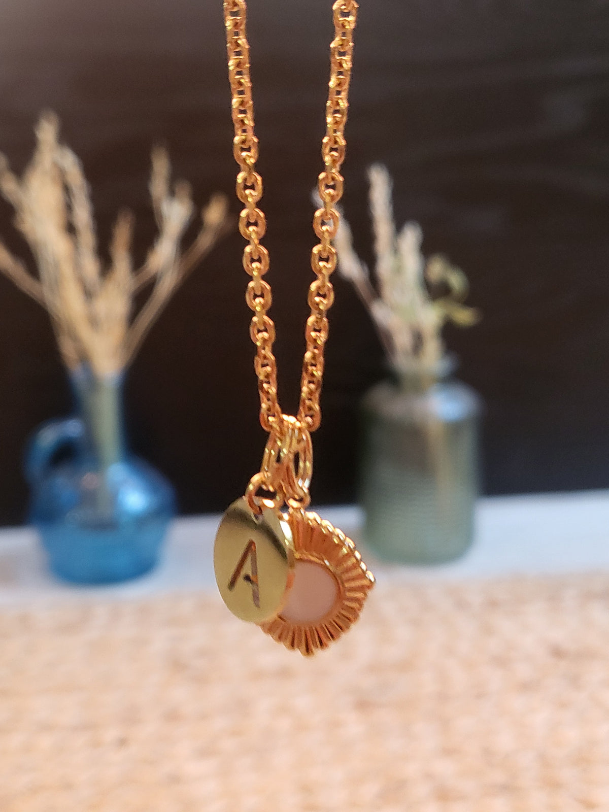 Pendentif - Soleil (Initiale)