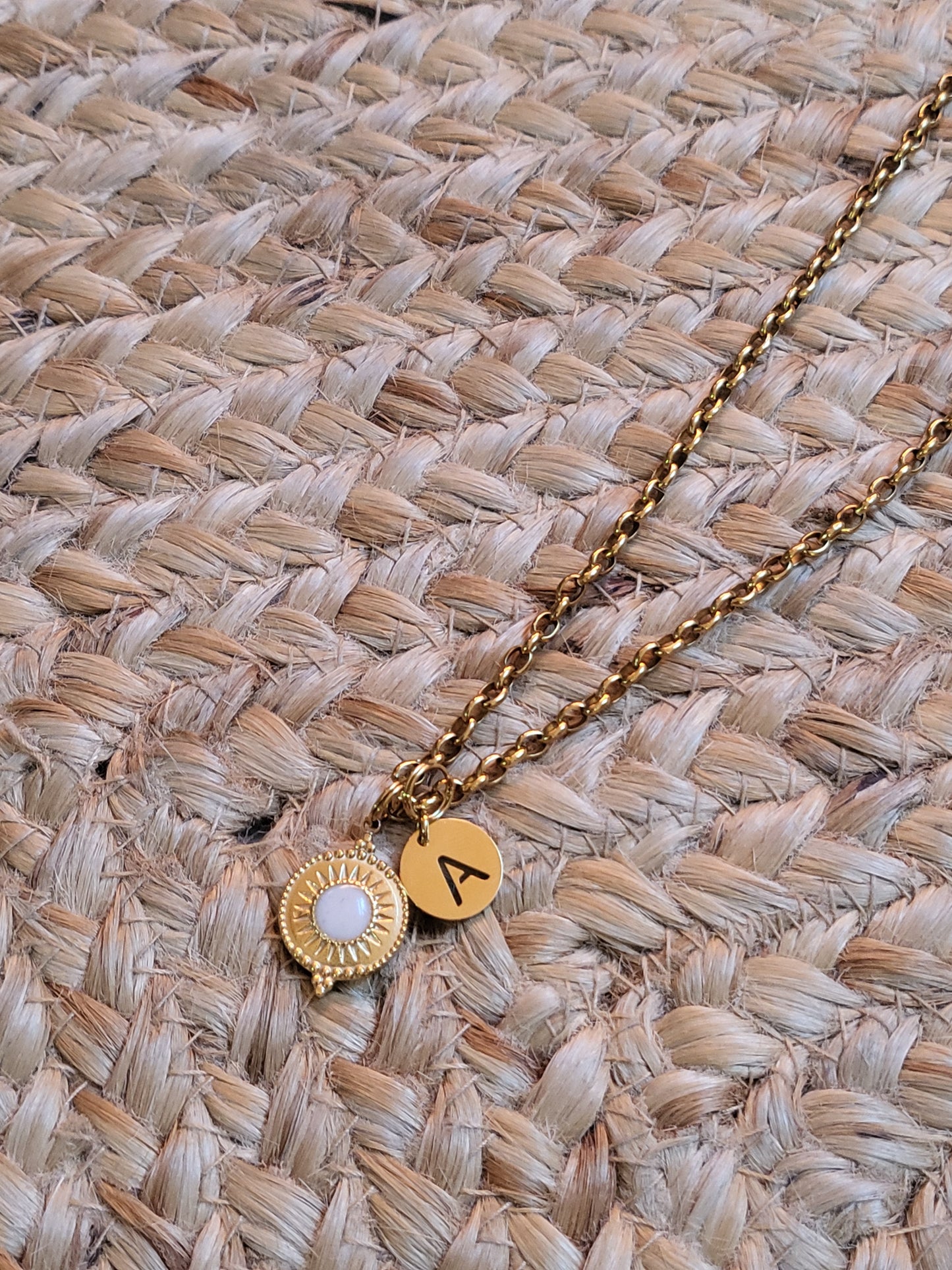 Pendentif  - Soleil 3 (Initiale)