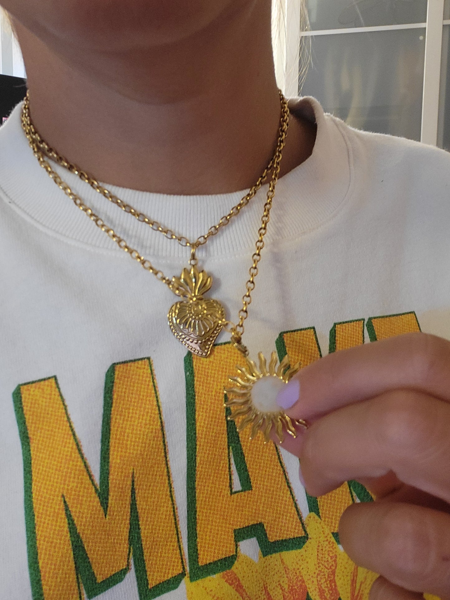 Collier Soleil sacré